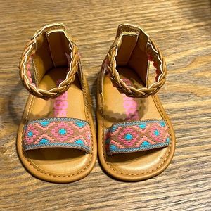 Baby size one sandals